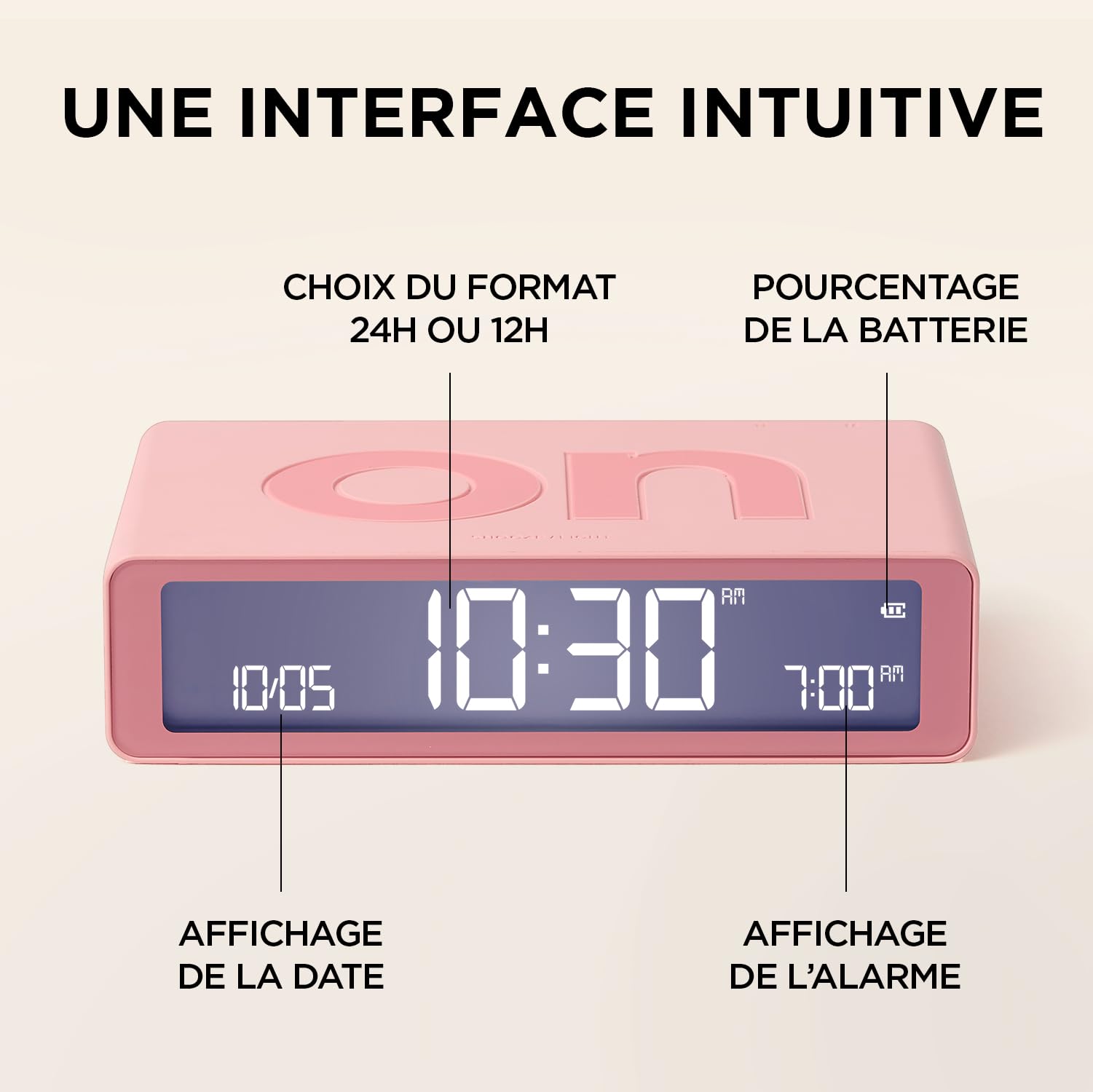 lexon-flip-mini-r-veil-de-voyage-led-tactile-blanc image 5