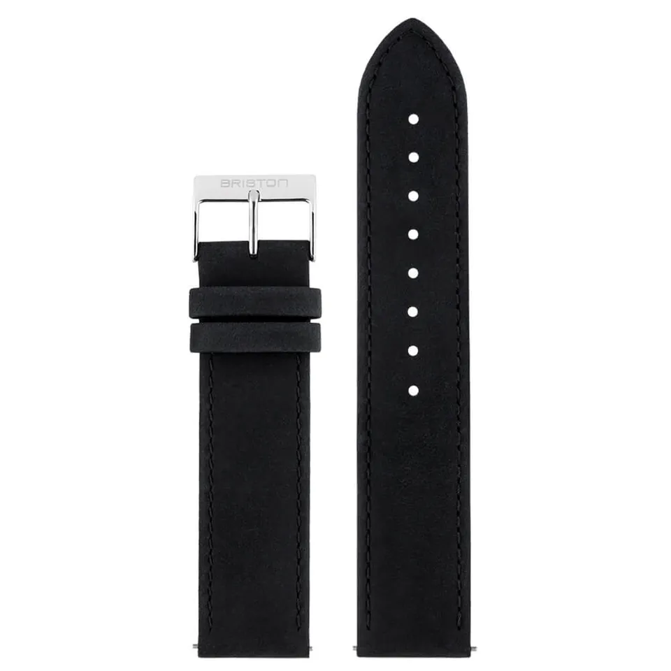 briston-bracelet-cuir-vintage-20-mm-noir-mat image 1