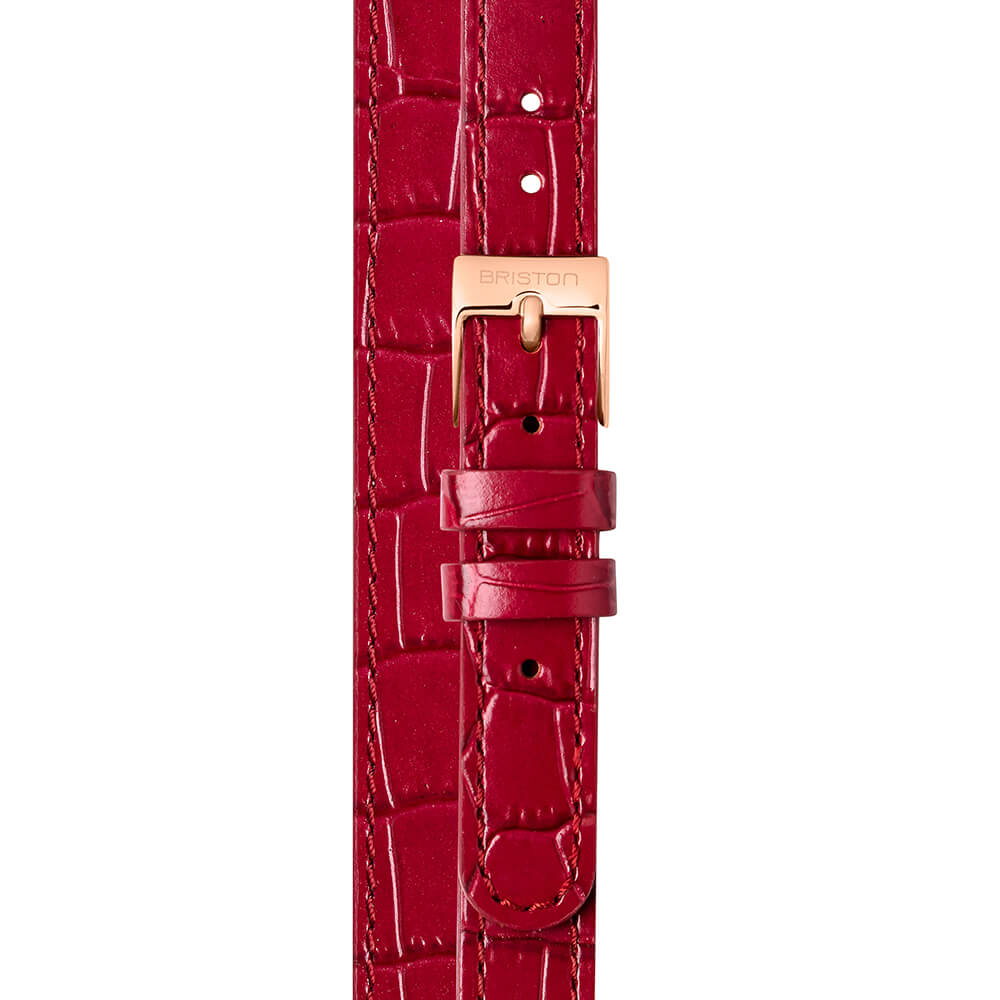 briston-bracelet-cuir-luxury-bordeaux-12-mm-imitation-alligator image 4