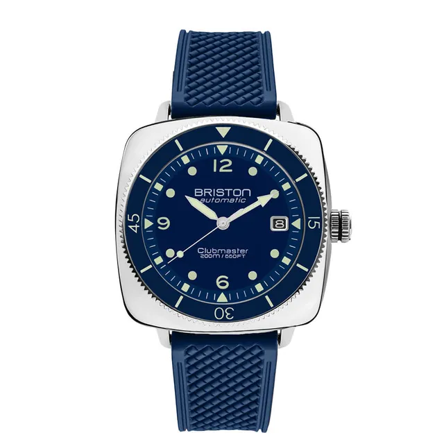 briston-clubmaster-legend-diver-automatique-40-mm-acier-bleu-marine-fkm image 1