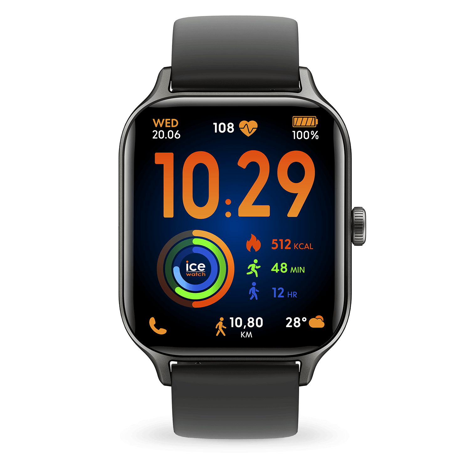ice-watch-ice-fit-rt-3-0-40mm-montre-connect-e-sport-gps-amoled-noire image 1