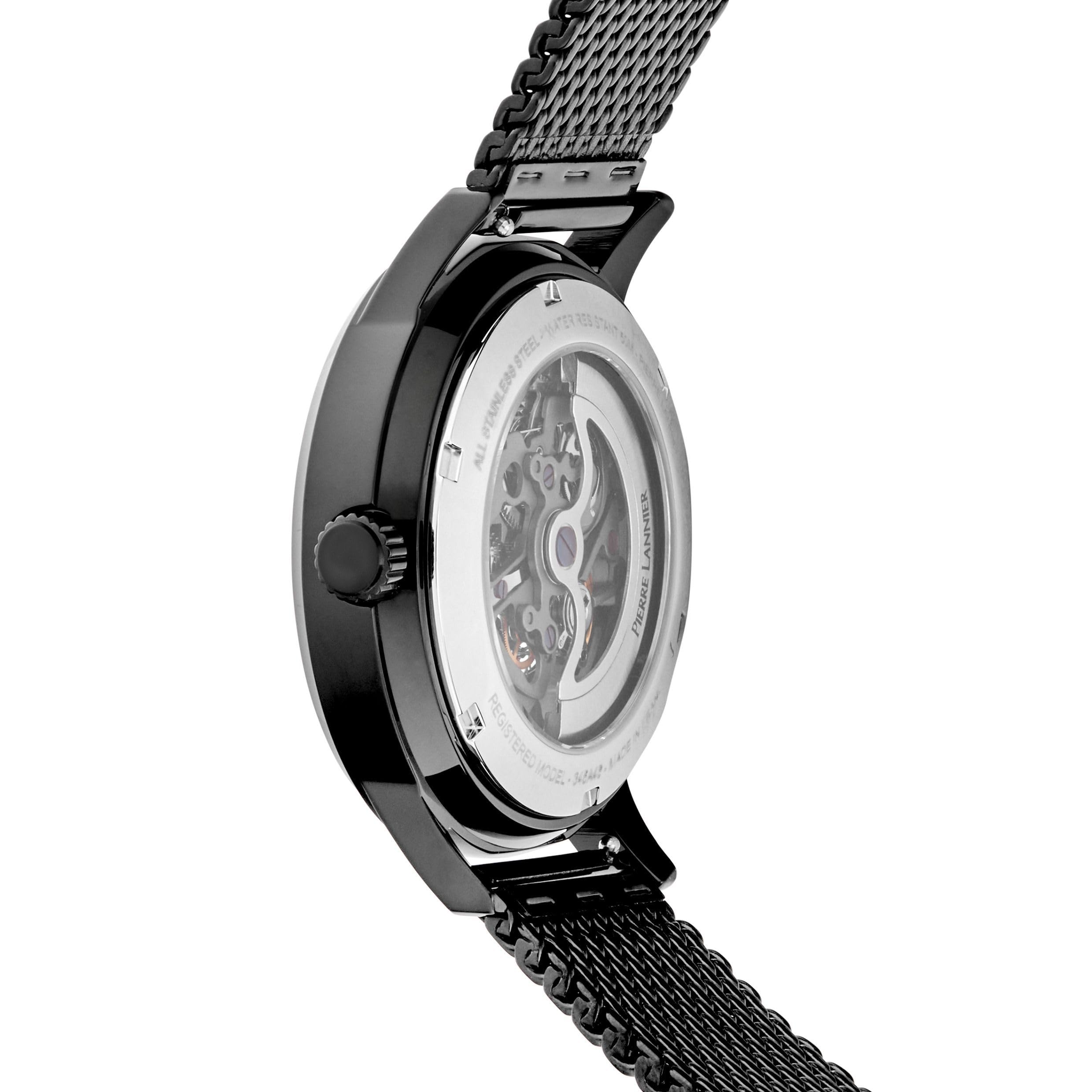 pierre-lannier-paddock-montre-automatique-43-mm-acier-inoxydable-5-atm-6 image 2