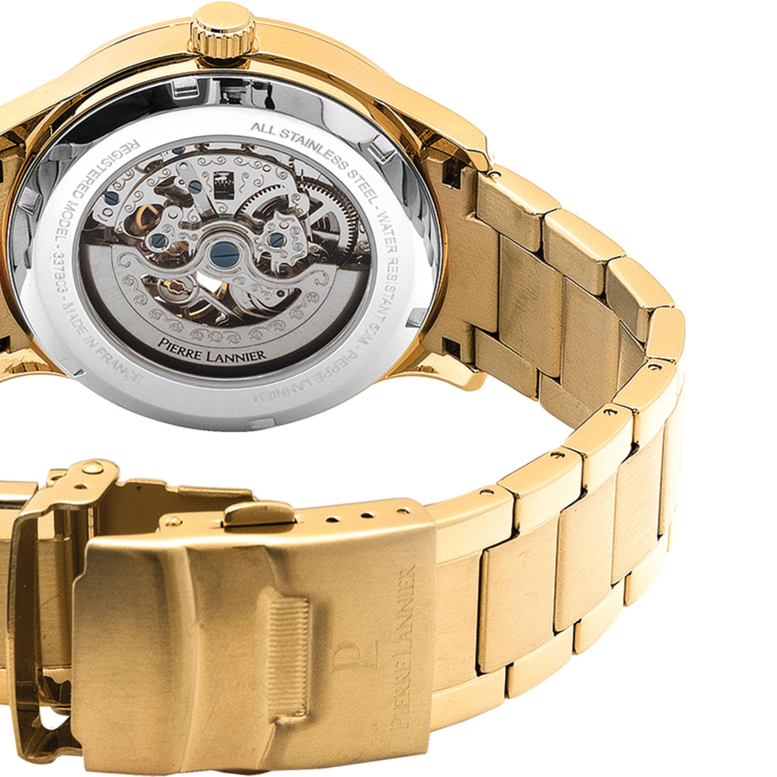 pierre-lannier-fleuret-montre-automatique-42-5-mm-acier-inoxydable-5-atm image 4