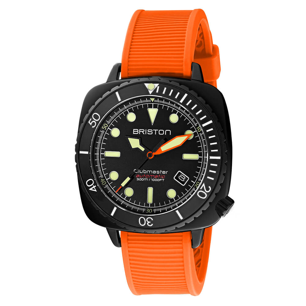 briston-bracelet-rubber-20-mm-orange image 2
