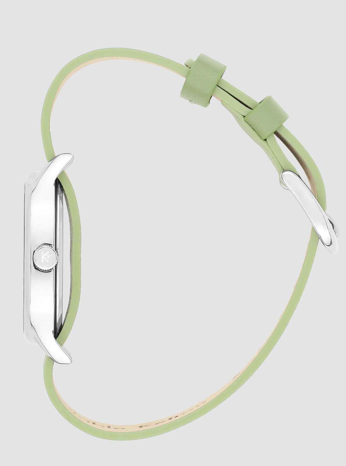 kelton-colorama-sauge-montre-ovale-bracelet-interchangeable image 8