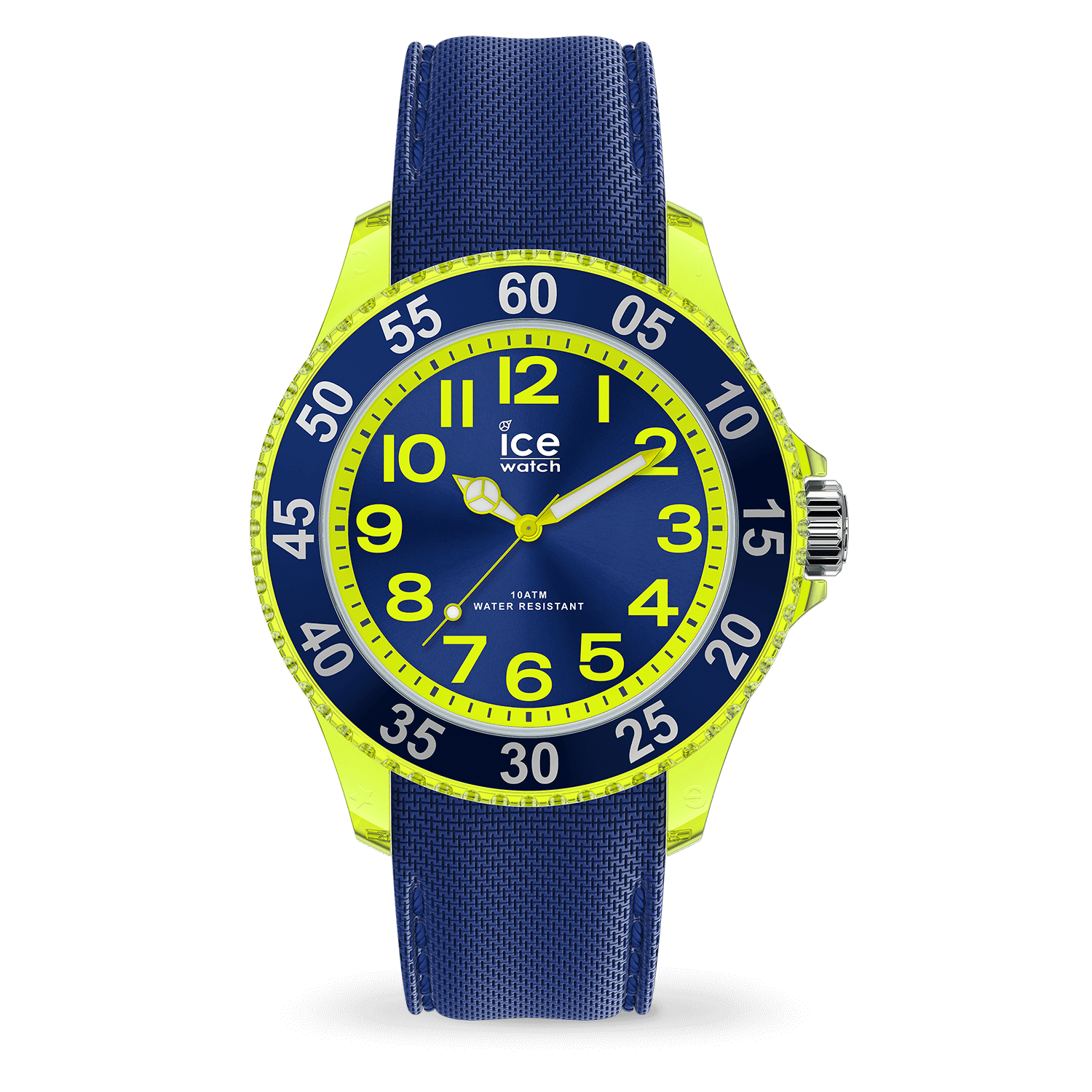 ice-watch-ice-cartoon-spaceship-montre-gar-on-silicone-bleu-roi-chiffres-lisible image 1