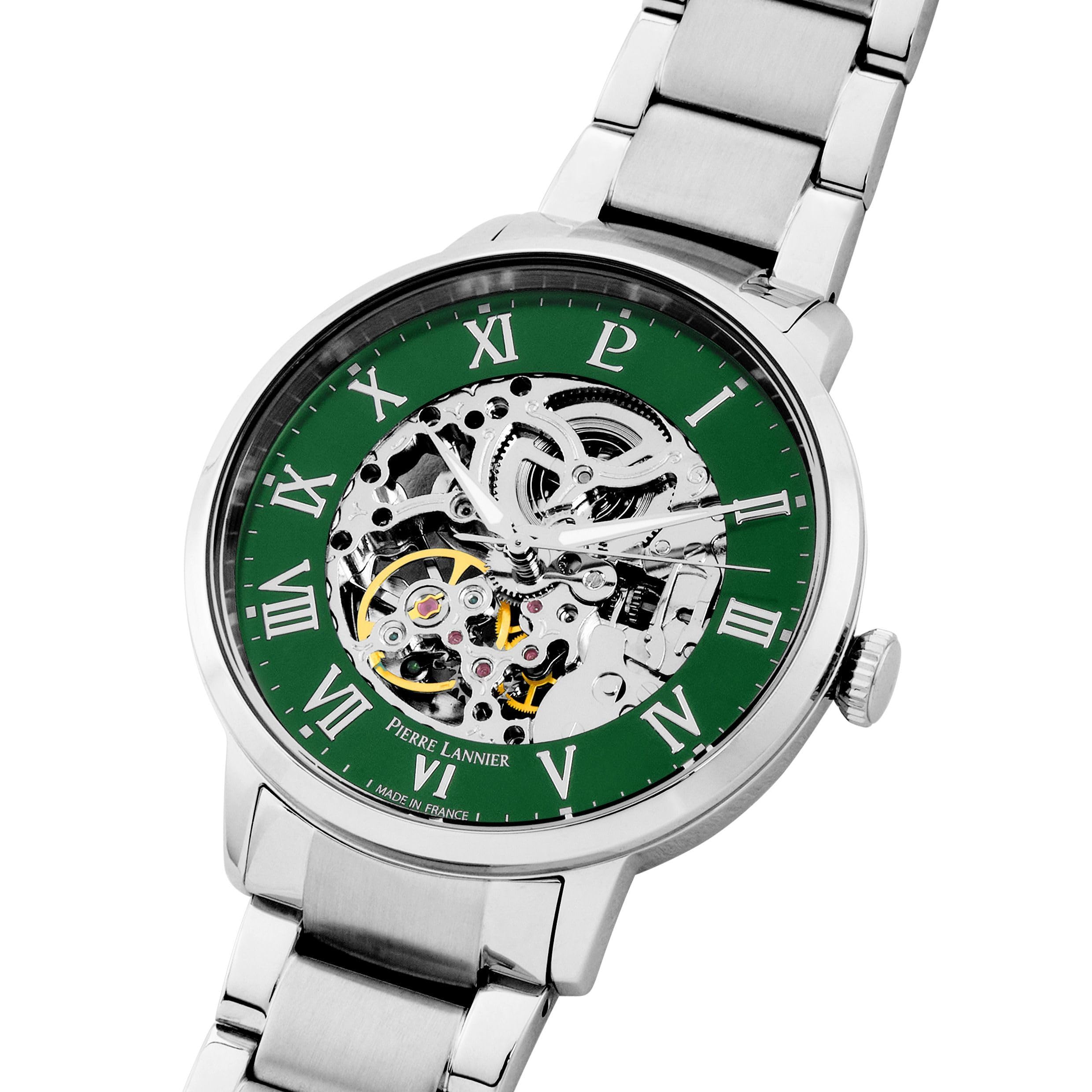 pierre-lannier-automatic-montre-automatique-42-mm-acier-inoxydable-5-atm-2 image 3