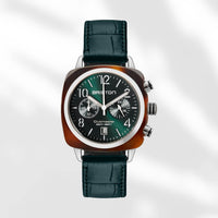 briston-clubmaster-bracelet-cuir-vert-mat-20-mm image 2