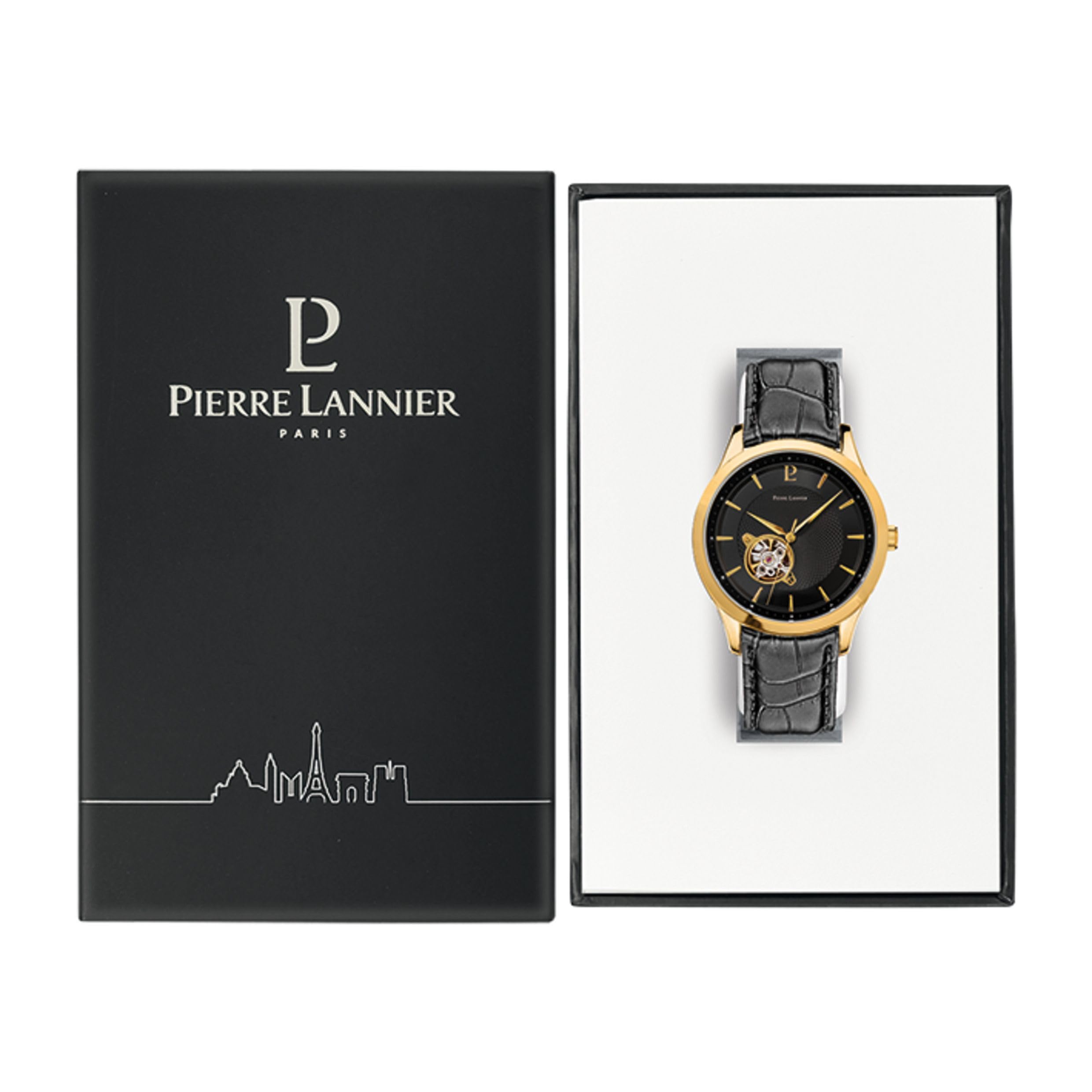 pierre-lannier-montre-automatique-fleuret-acier image 5