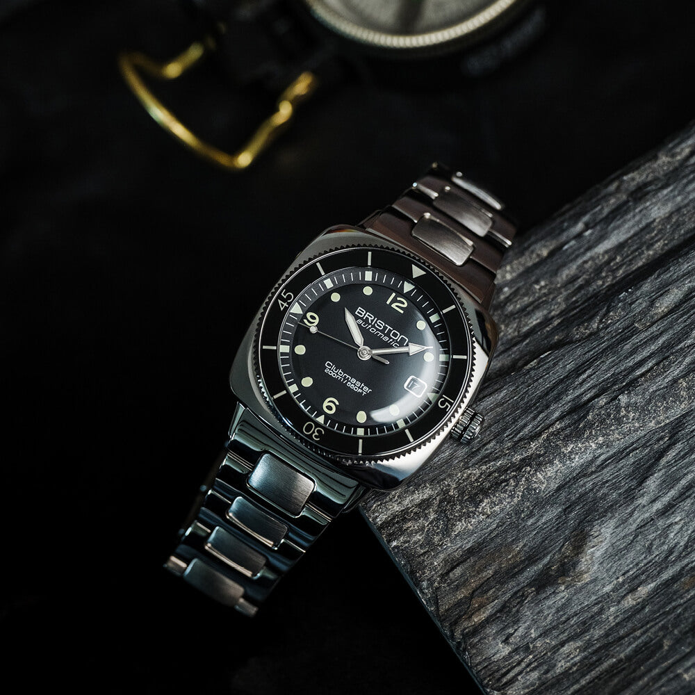 briston-clubmaster-legend-diver-40-mm-automatique-noir-acier image 5