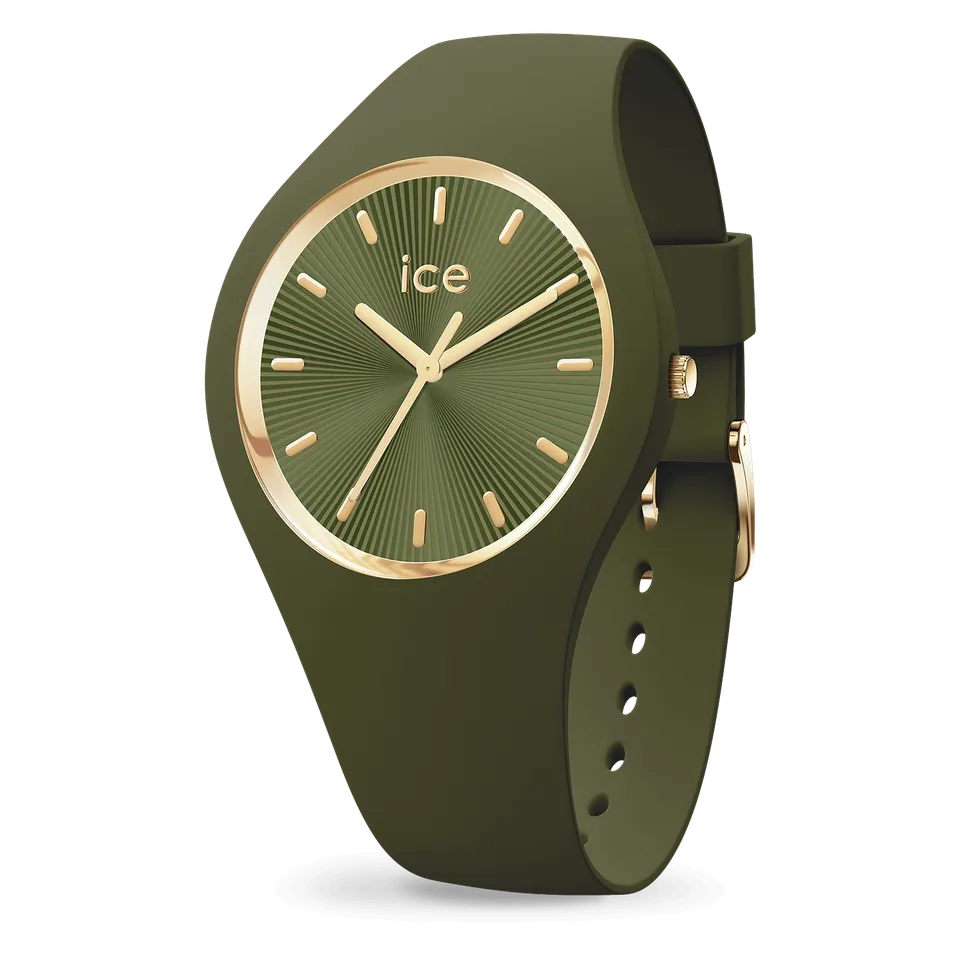 ice-watch-ice-champagne-montre-femme-olive-green-dor image 1