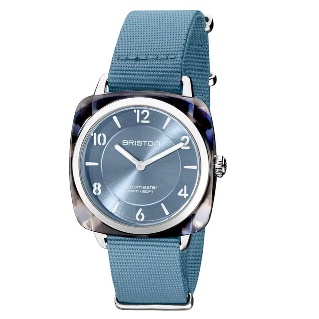 briston-clubmaster-chic-hm-quartz-36-mm-bleu-glacier image 1