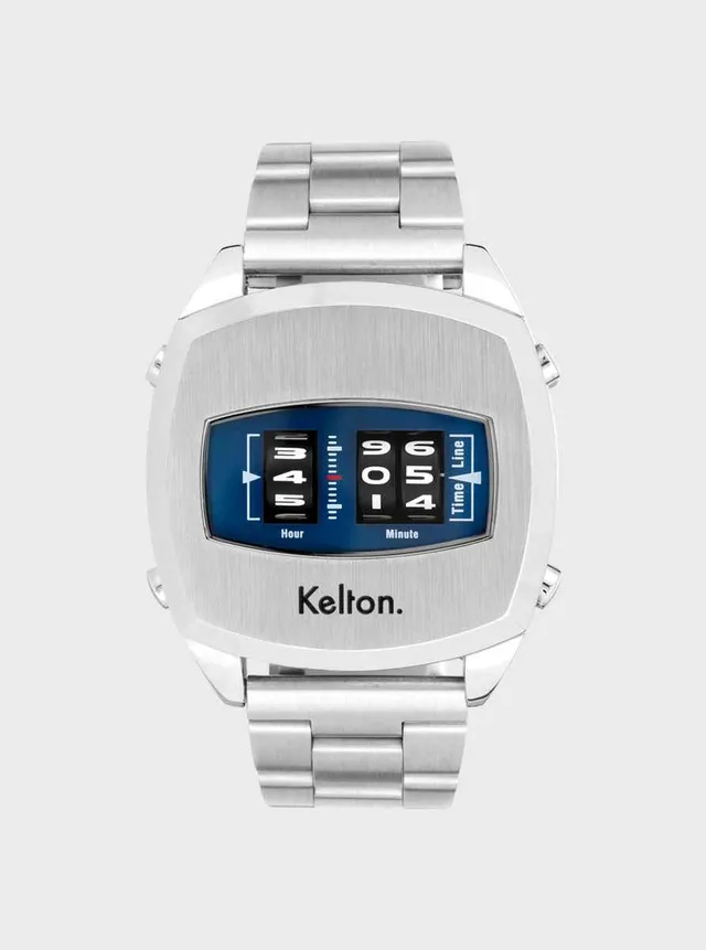 kelton-millenium-bleu-montre-homme-rouleaux image 1