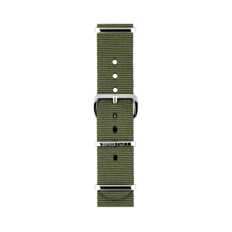 briston-bracelet-type-nato-18-mm-vert-militaire image 1