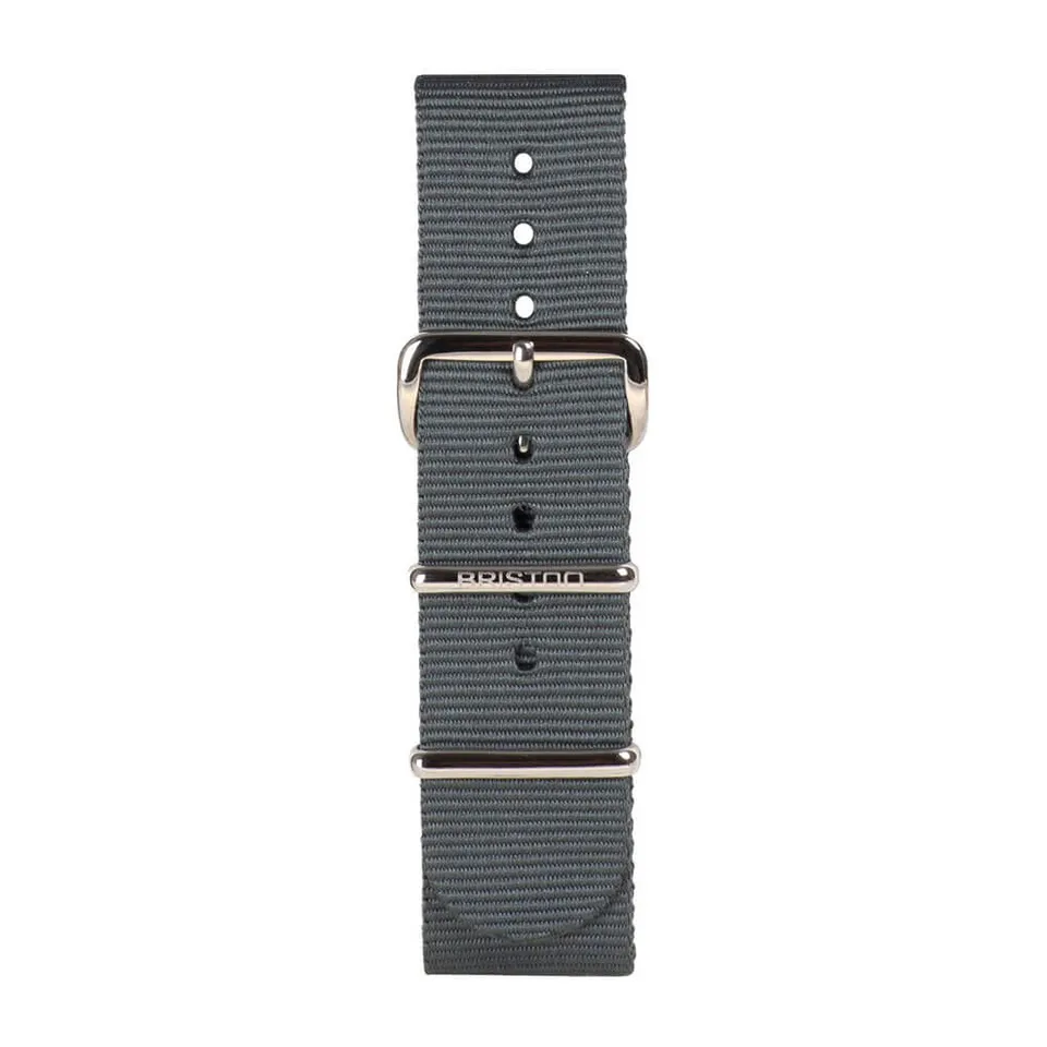 briston-bracelet-type-nato-montre-20-mm-gris image 1