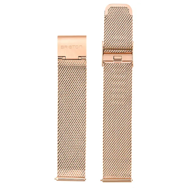 briston-bracelet-maille-milanaise-or-rose-18-mm image 1