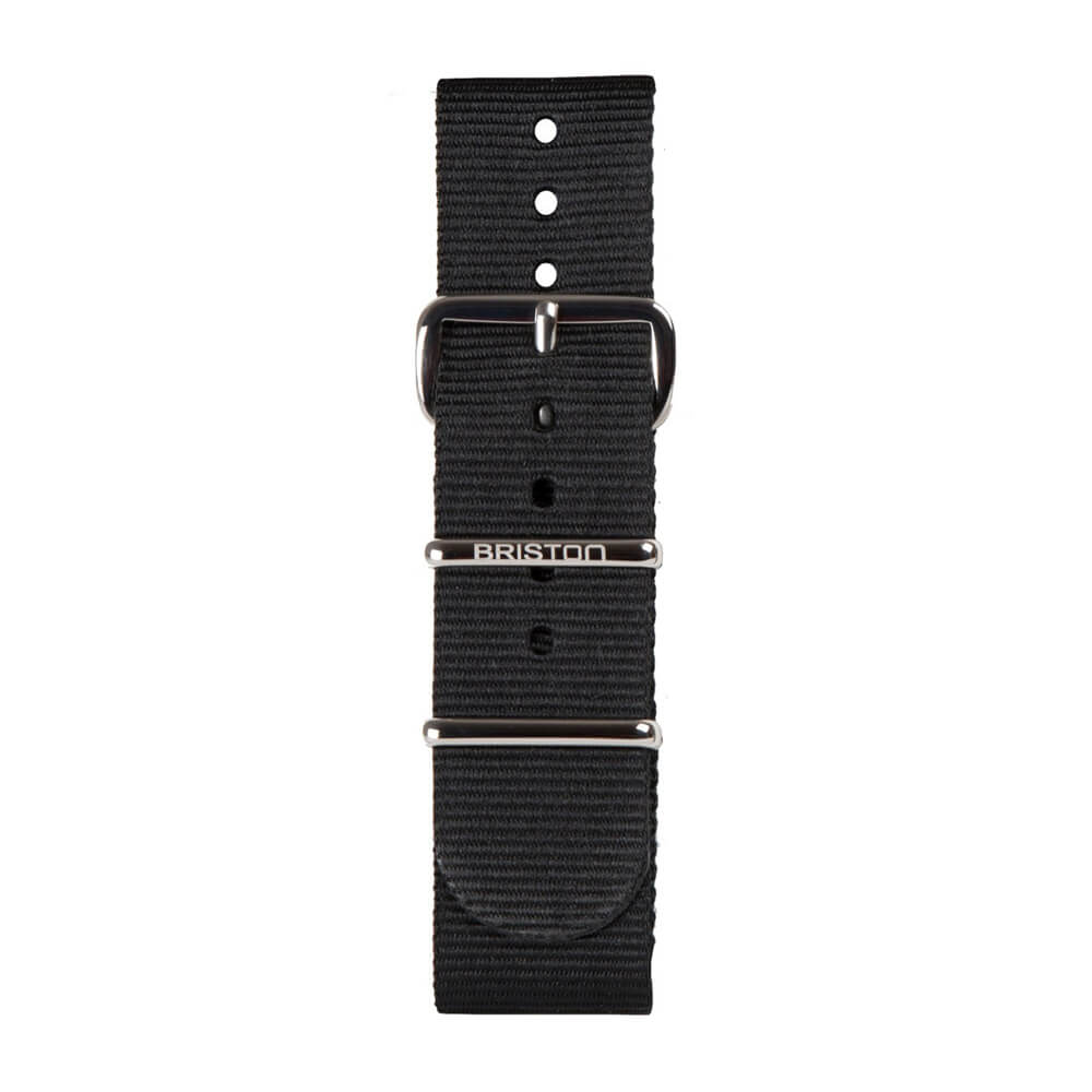 briston-bracelet-type-nato-20-mm-noir-clubmaster-classic image 7