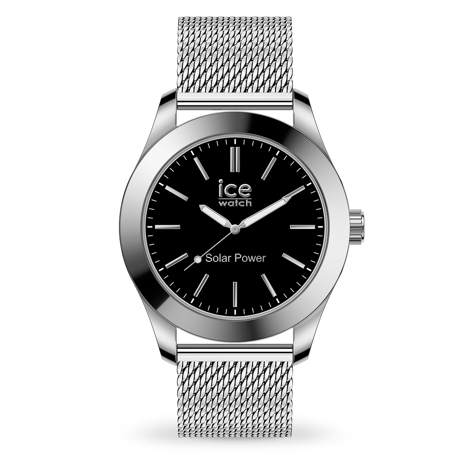 ice-watch-ice-steel-solar-power-silver-black-montre-solaire-m-tal image 1