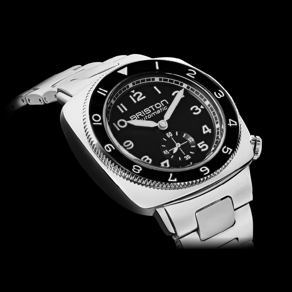 briston-clubmaster-legend-petite-seconde-39-mm-acier-noir image 2