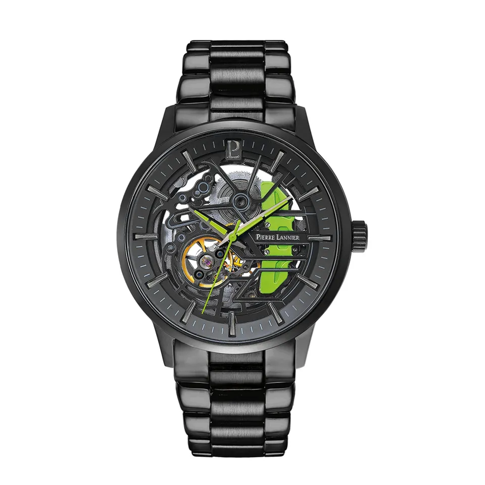 pierre-lannier-paddock-montre-automatique-43-mm-acier-inoxydable-5-atm-3 image 1