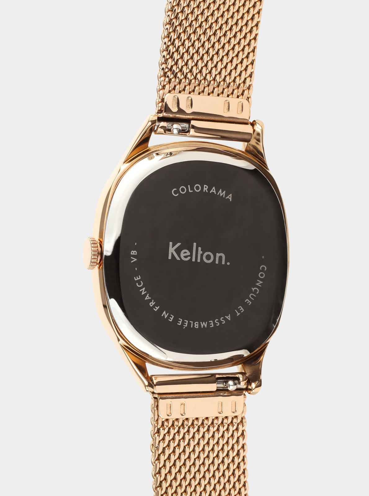 kelton-colorama-montre-mesh-or-rose-full-acier-14-mm image 4