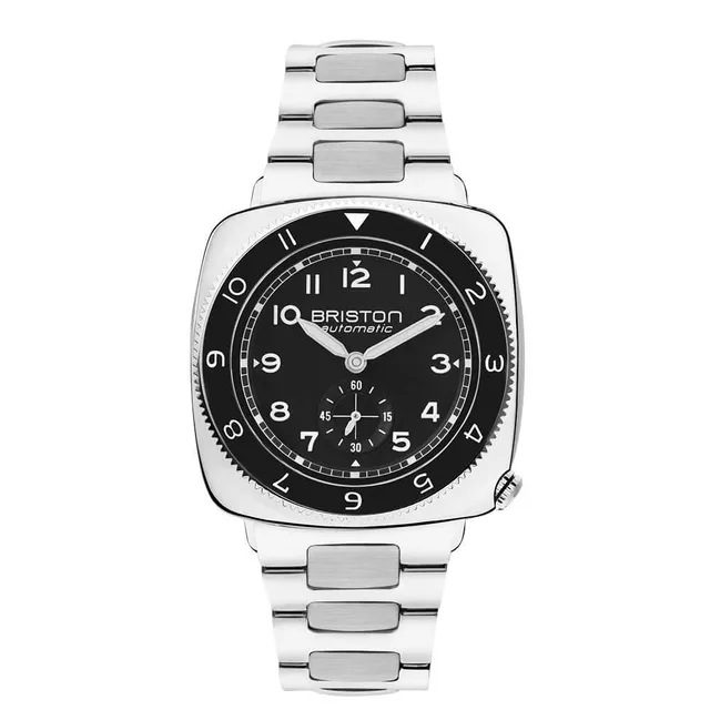 briston-clubmaster-legend-petite-seconde-39-mm-acier-noir image 1