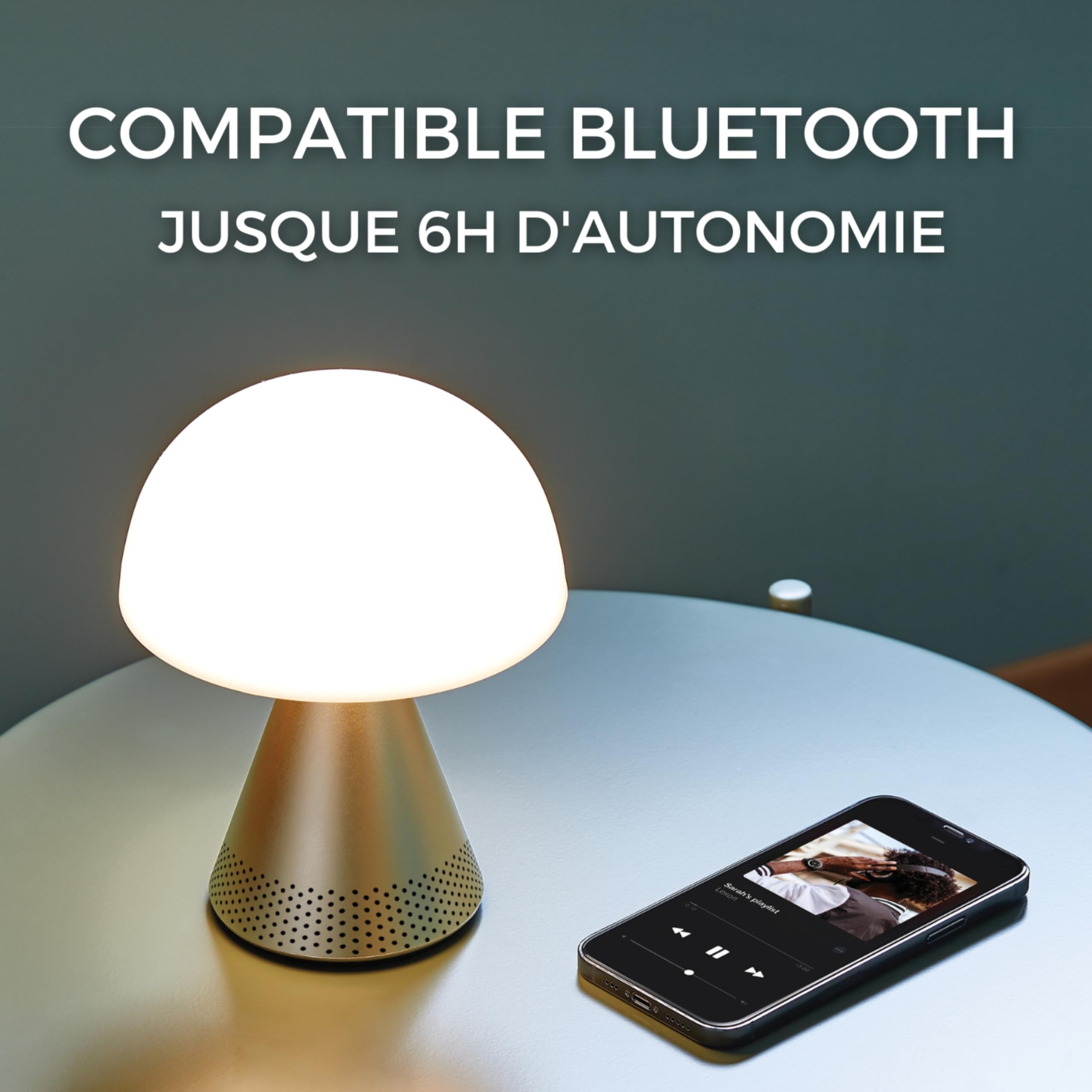 lexon-mina-l-audio-lampe-champignon-enceinte-bluetooth-alu-poli image 6