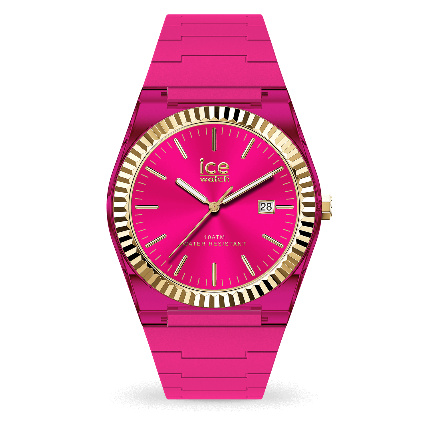 ice-watch-ice-power-flashy-pink-montre-femme-silicone-rose-fluo-avec-dateur image 1