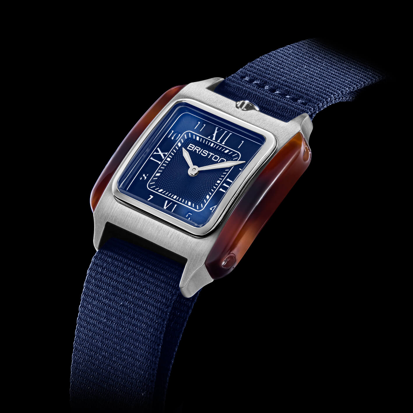 briston-streamliner-kennedy-hm-bleu-30-mm-quartz image 2
