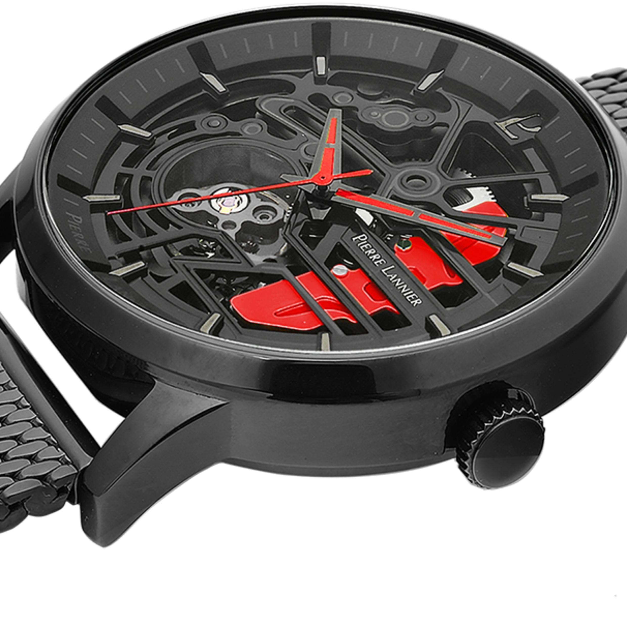 pierre-lannier-paddock-montre-automatique-homme-43-mm-acier-inoxydable-5-atm image 4