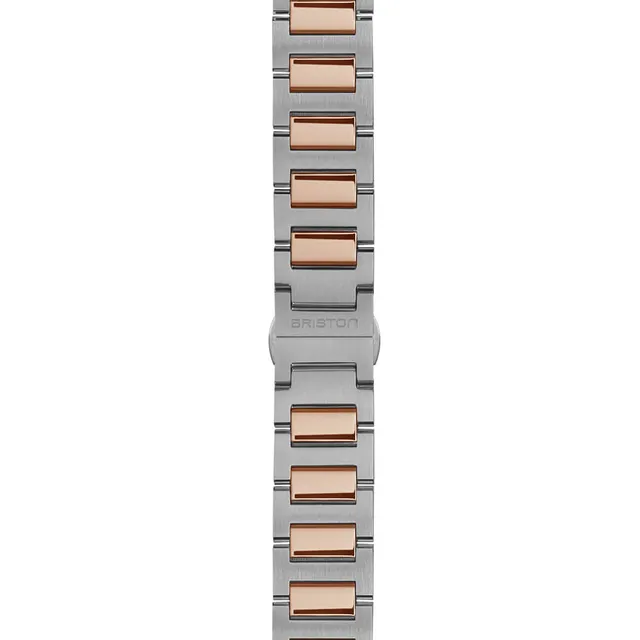 briston-bracelet-acier-kennedy-moyen-18-mm-bicolore-or-rose image 1