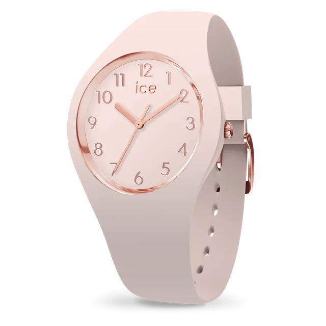 ice-watch-ice-glam-colour-nude-rose-gold-petite-montre-femme-silicone image 1