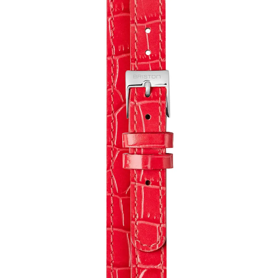 briston-bracelet-cuir-luxury-12-mm-fuchsia-double-simple-tour-clubmaster-lady image 1