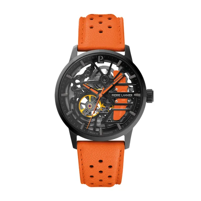 pierre-lannier-paddock-montre-automatique-39-mm-acier-inoxydable image 1