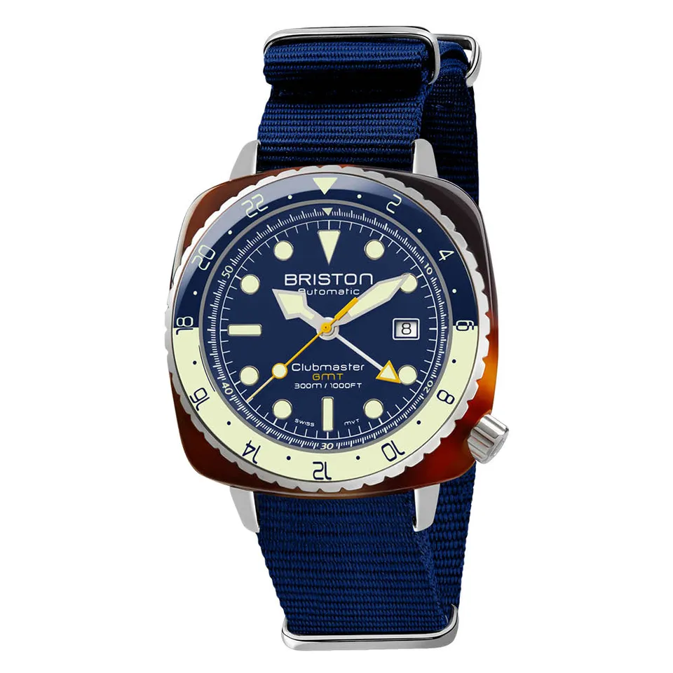 briston-clubmaster-diver-pro-gmt-bleu-marine-44-mm-automatic image 1