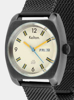 kelton-rc-22-montre-quartz-blanche-mesh-acier image 4