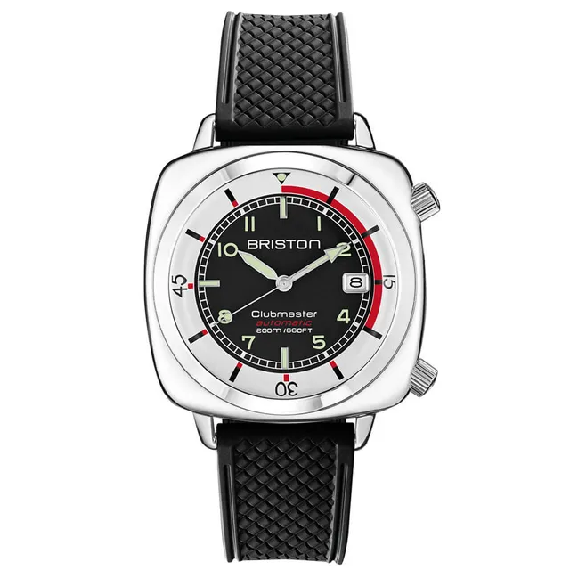 briston-clubmaster-legend-compressor-automatique-42-mm-acier-noir image 1