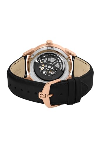 pierre-lannier-monarck-montre-automatique-homme-43-mm-acier-cuir-5-atm image 6