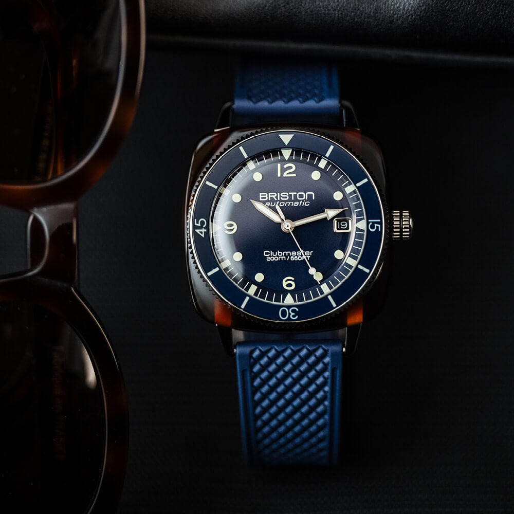 briston-clubmaster-legend-diver-montre-automatique-40-mm-bleu-marine image 4