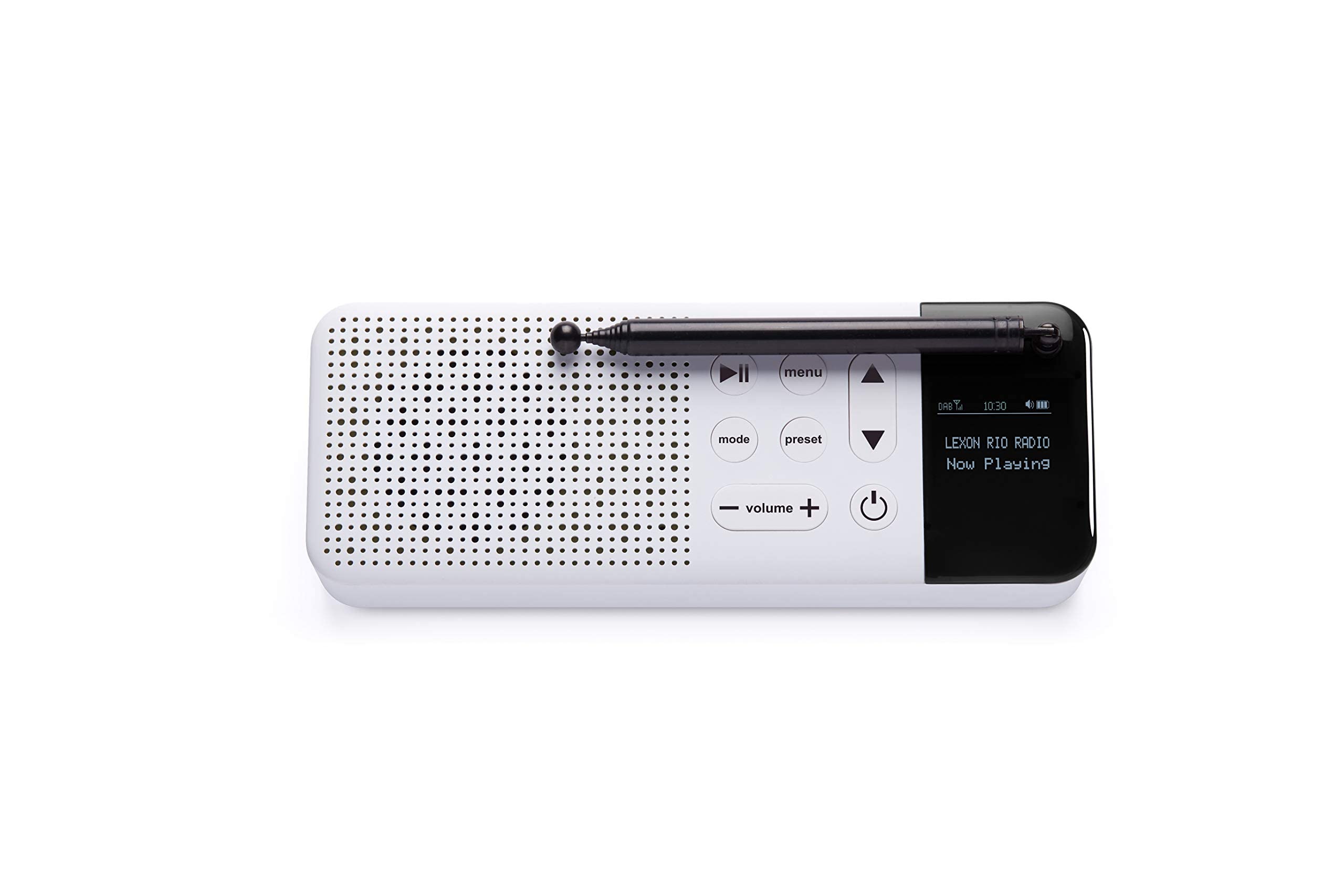 lexon-rio-radio-dab-et-fm-enceinte-bluetooth-3w-blanc image 1
