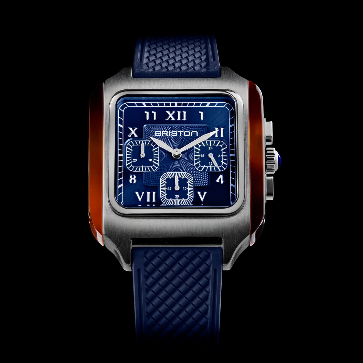 briston-streamliner-kennedy-chrono-montre-38-5-mm-bleu image 2