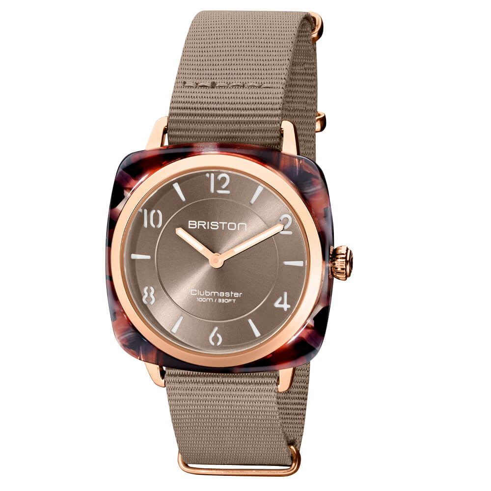 briston-clubmaster-chic-hm-36-mm-gold-gris-taupe image 1