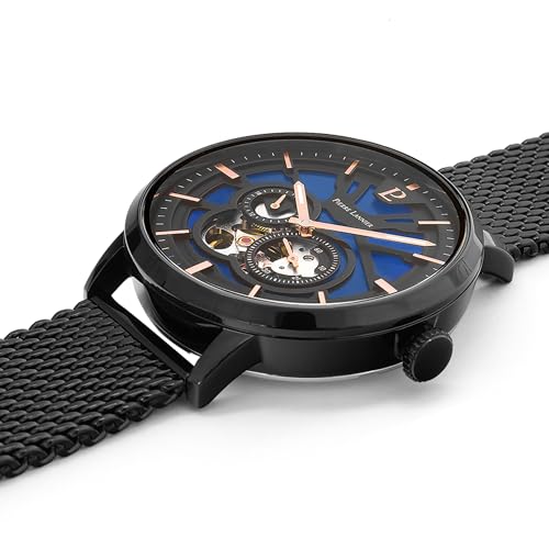 pierre-lannier-trio-automatique-42-mm-acier-inoxydable-5-atm-montre-automatique image 7