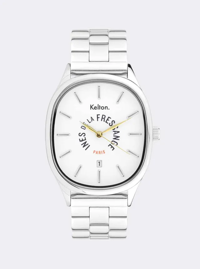 kelton-x-in-s-de-la-fressange-paris-montre-grande-colorama-silver image 1