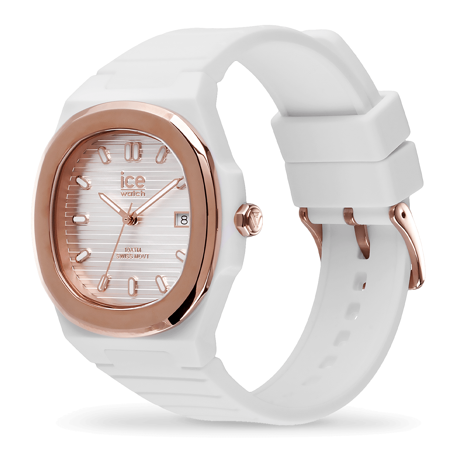 ice-watch-ice-power-pw7-montre-blanche-silicone-lunette-rose-gold image 2