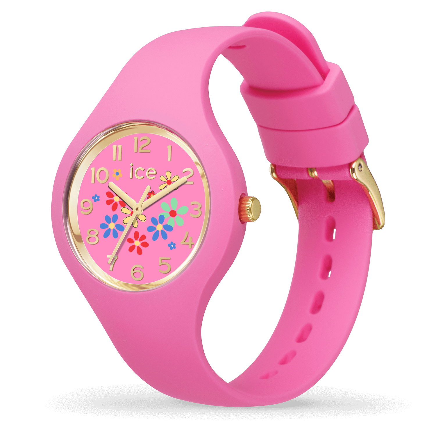 ice-watch-ice-flower-pinky-bloom-montre-femme-rose-florale image 2
