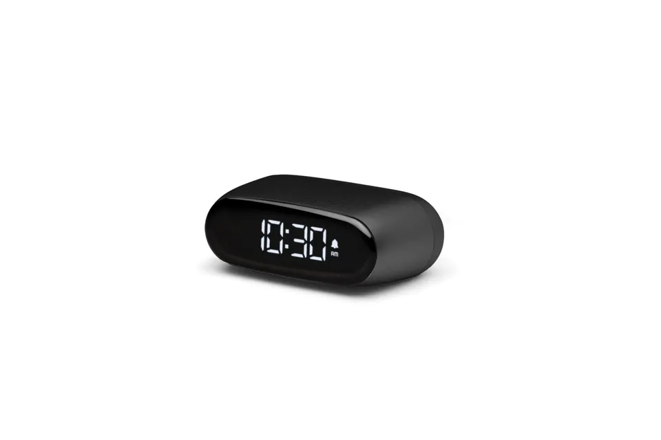 lexon-minut-mini-r-veil-compact-lcd-va-pure-black-aluminium-noir image 1