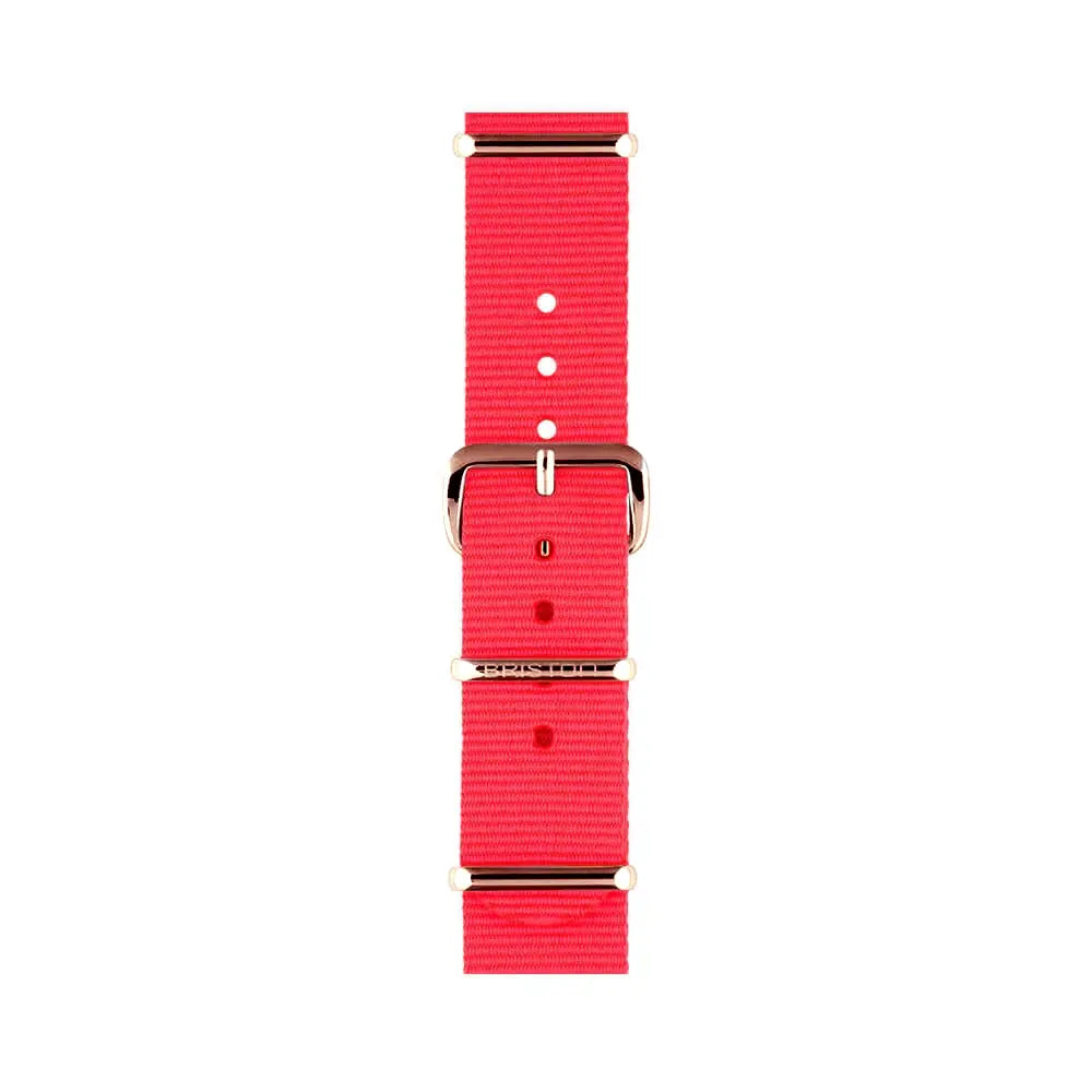 briston-bracelet-nato-18-mm-rose-fluo-nylon image 2
