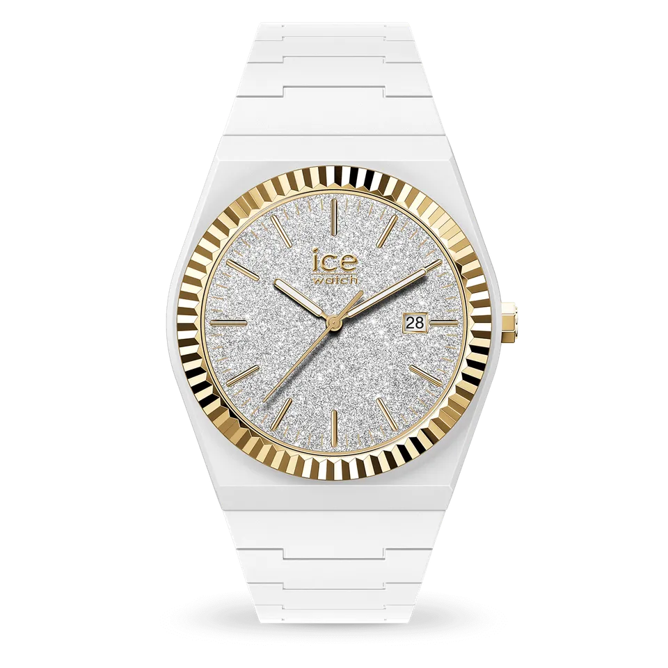 ice-watch-ice-power-white-glitter-gold-montre-femme-dateur image 1