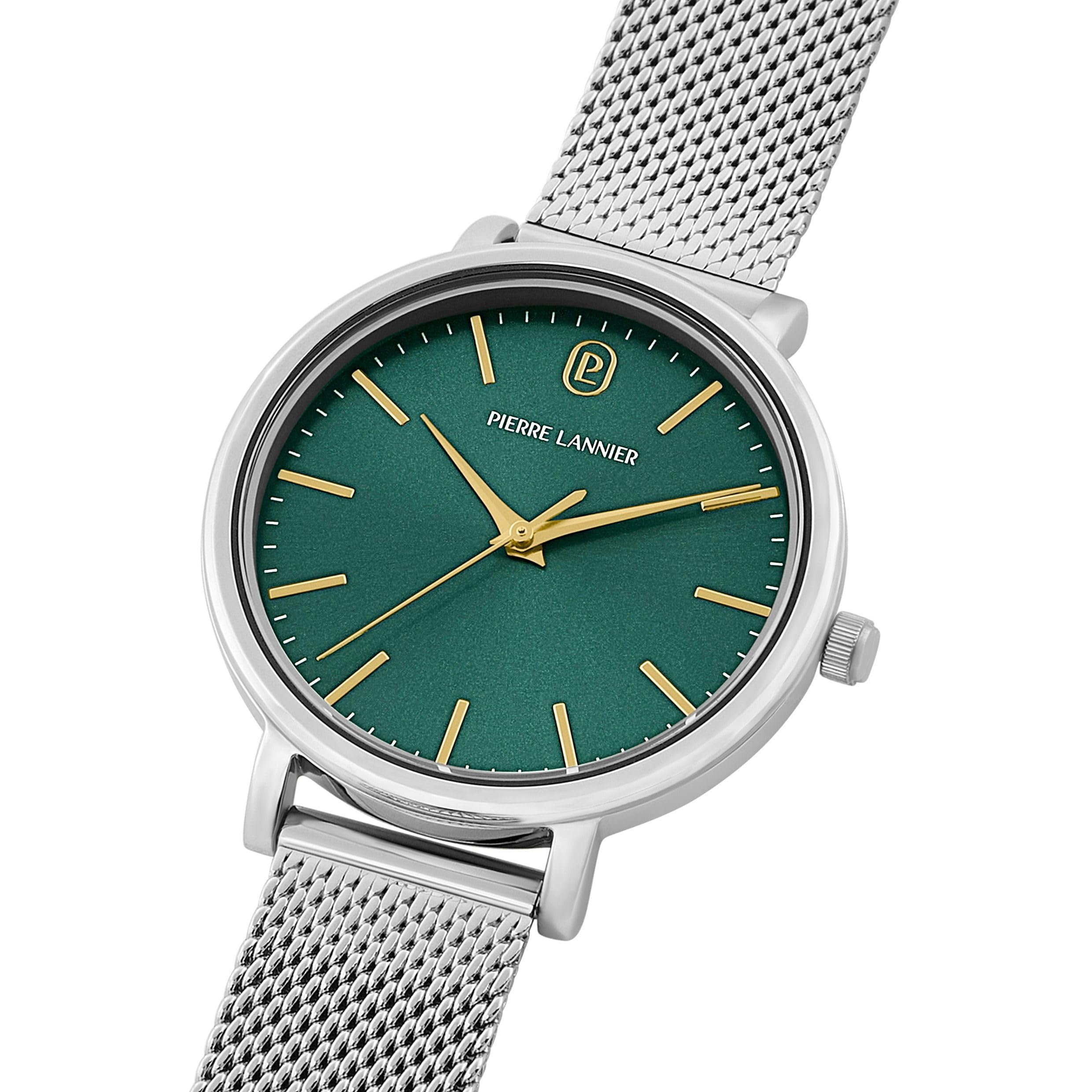 pierre-lannier-essential-montre-quartz-33-mm-acier-inoxydable-3-atm-4 image 2